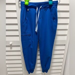 women's Royal Blue Zamora - Petite Jogger Scrub Pants - XS - Petite / Royal Blue